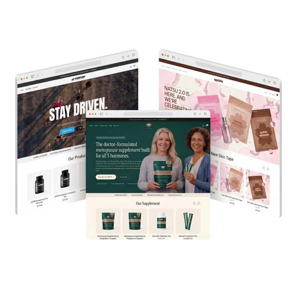 We build online stores that sell
